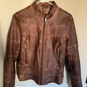 J2 Women’s Punk Whimsygoth Faux Leather Size Large Jacket Outerwear Trendy Y2K